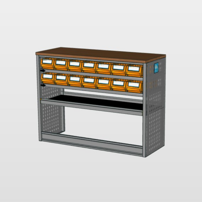 Workbench module with multiboxes