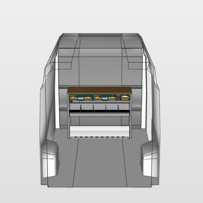 Werkbankmodule met koffers