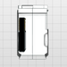 Module Volkswagen Transporter | L1 - Basis - Links bovenaanzicht.