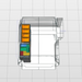 Module Mercedes Citan | L1 - Uitgebreid - Links bovenaanzicht.