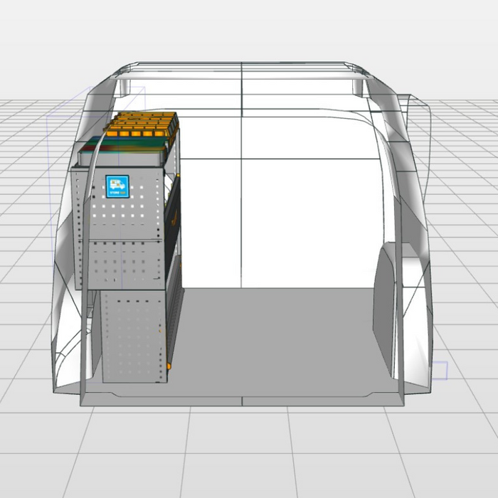 Module Opel Combo | L1 - Uitgebreid - Links achteraanzicht.