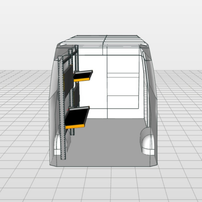 Postpakketrek Mercedes Benz Sprinter | Links