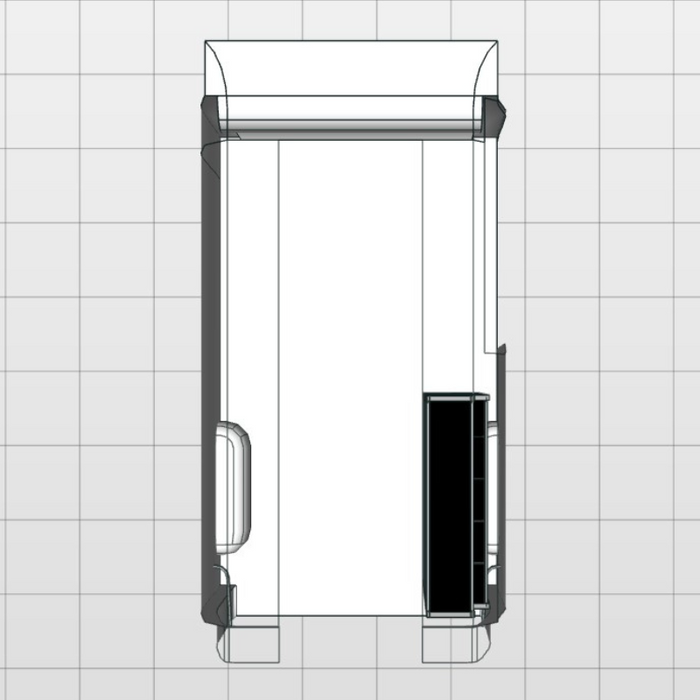 Module Hyundai H350 | L2 - Basis - Rechts bovenaanzicht.