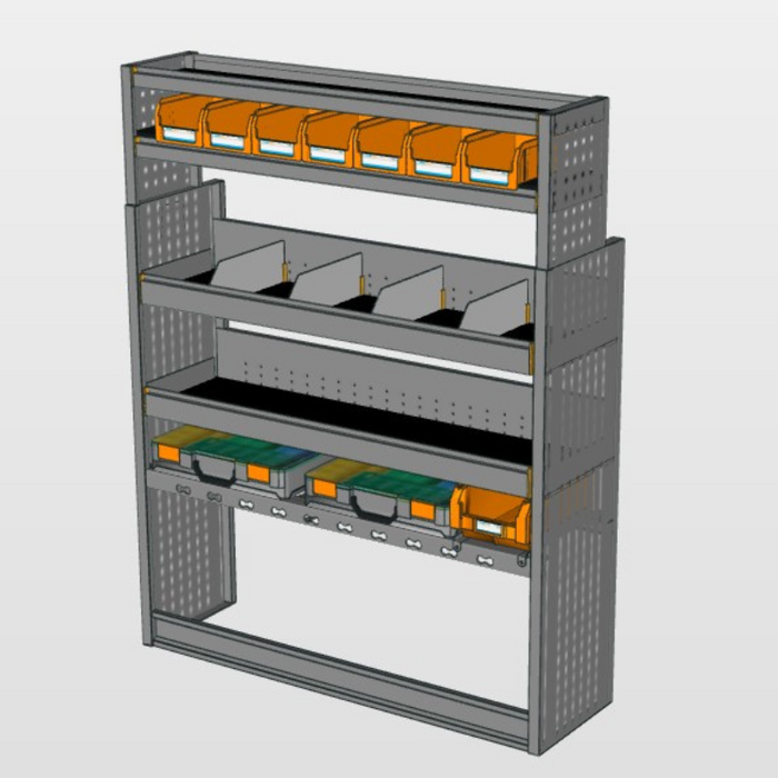 Module Renault Master | L1 - Koffers - Rechts.