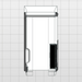 Module Ford Transit | L2 - Lades - Rechts bovenaanzicht.