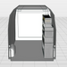 Module Nissan NV400/Interstar | L1 - Lades - Rechts achteraanzicht.