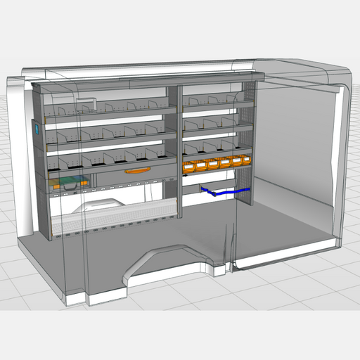 Module Volkswagen Crafter | L2 - Uitgebreid - Links schuinaanzicht