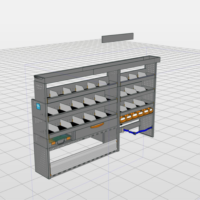 Module Nissan NV400 | L2 - Uitgebreid - Links lade dicht.