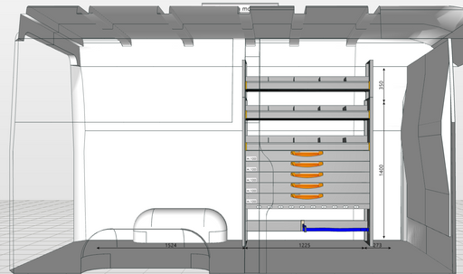 ACTIE: Module met Storage Plus 1004 JD - linkerzijde | (restpartij)