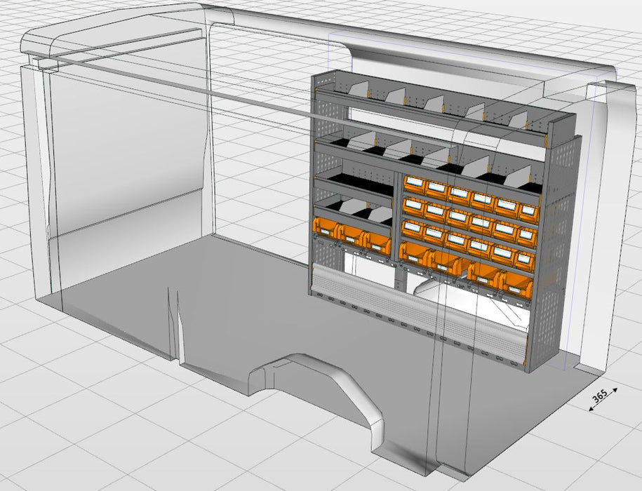 ACTIE: Module met Storage Plus 829 AH - rechterzijde | (restpartij)