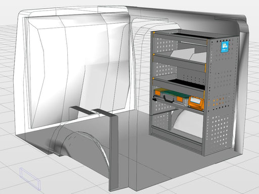 Module Ford Connect | L1 - Koffers - Rechts