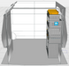 Module Citroën Jumpy | L1 - Koffers - Rechts