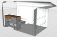 Werkbankmodule met turned module