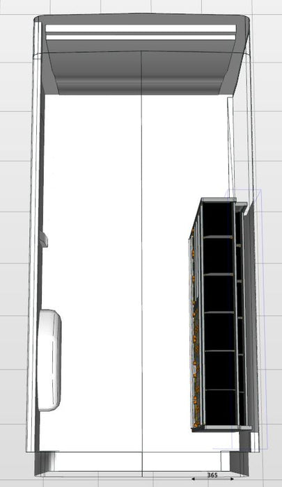 ACTIE: Module met Storage Plus 829 AH - rechterzijde | (restpartij)