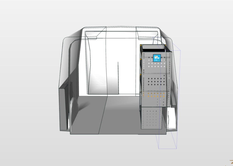 Module Mercedes Benz Citan | L1 - Koffers - Rechts