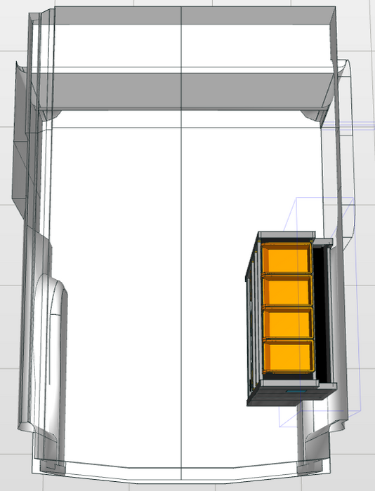 Module Citroën Jumpy | L1 - Koffers - Rechts