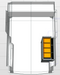 Module Citroën Jumpy | L1 - Lades - Rechts bovenaanzicht.