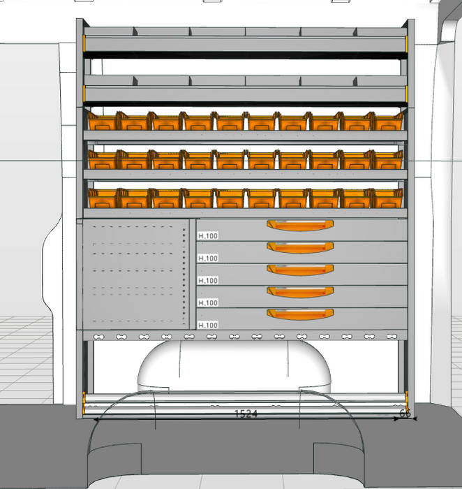 ACTIE: Module met Storage Plus 999 JD - rechterzijde  | (restpartij)