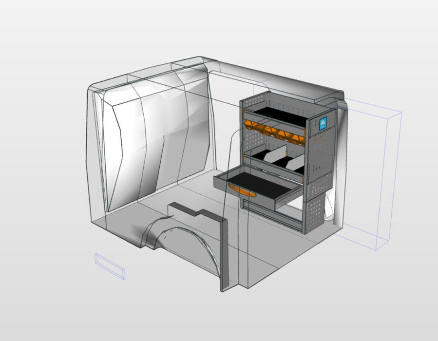 Module Nissan NV250 | L1 - Lades - Rechts