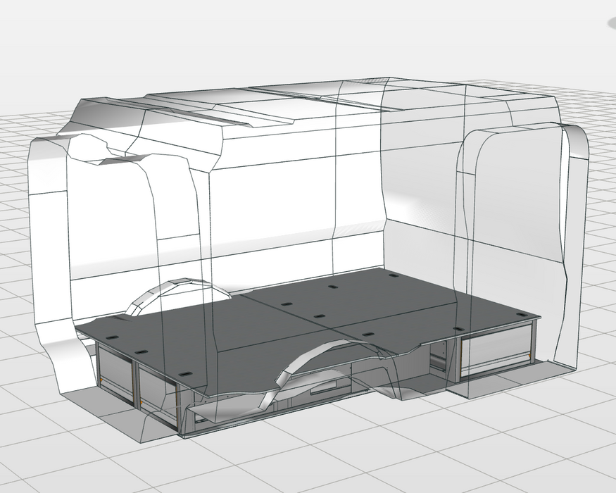 NIEUW: Vloerlade-module compleet - Kia PV5