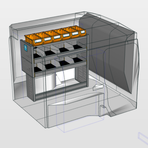 Module Citroën Nemo | L1H1 - Basis - Links bedrijfswageninrichting.