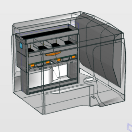 Module Fiat Fiorino | L1H1 - Uitgebreid - Links bedrijswageninrichting.