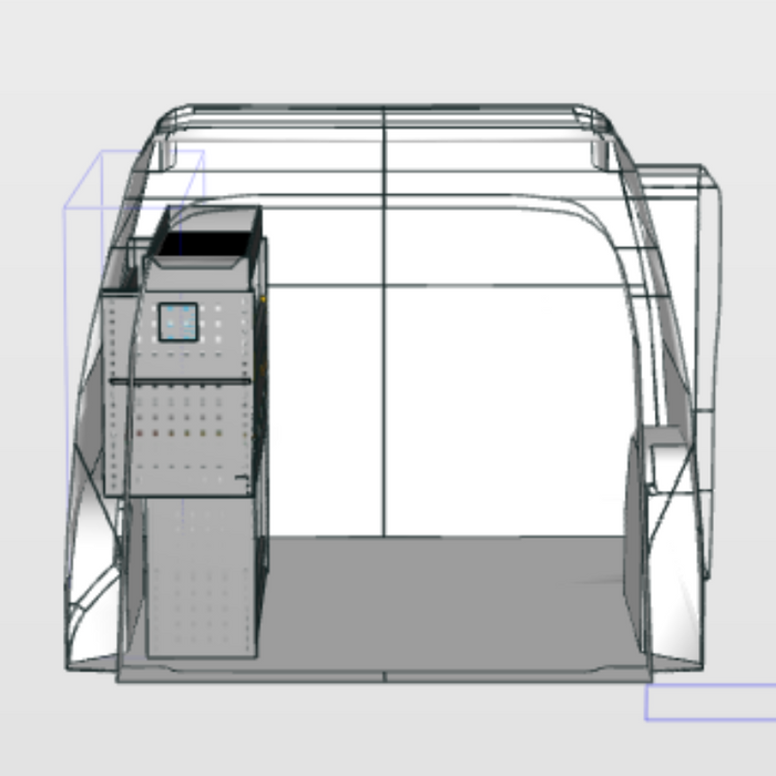 Module Nissan Townstar | L1H1 - Uitgebreid - Links achteraanzicht.