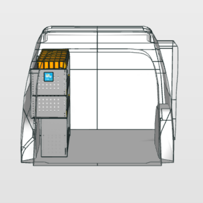 Module Nissan Townstar | L1H1 - Basis - Links achteraanzicht.