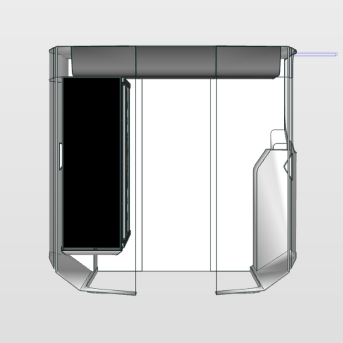 Module Citroën Nemo | L1H1 - Uitgebreid - Links bovenaanzicht.