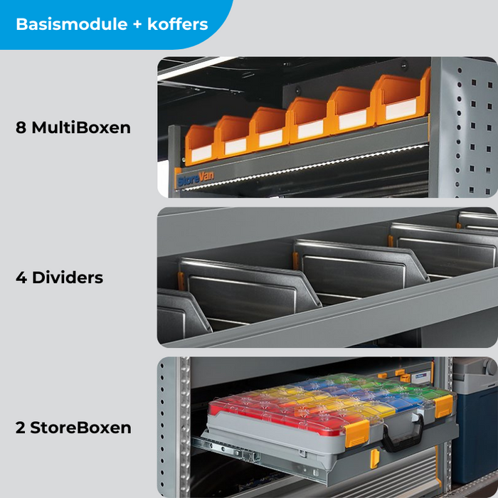 Module Fiat Ducato | L1 - Koffers - Rechts